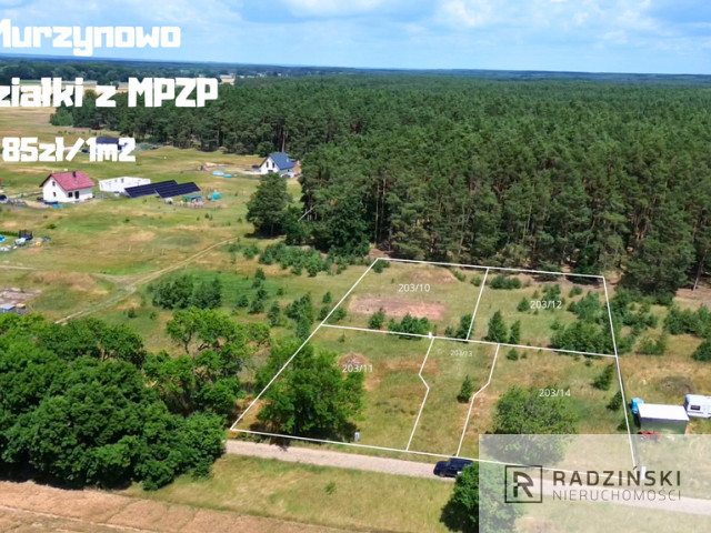 Działki budowlane z MPZP – Murzynowo